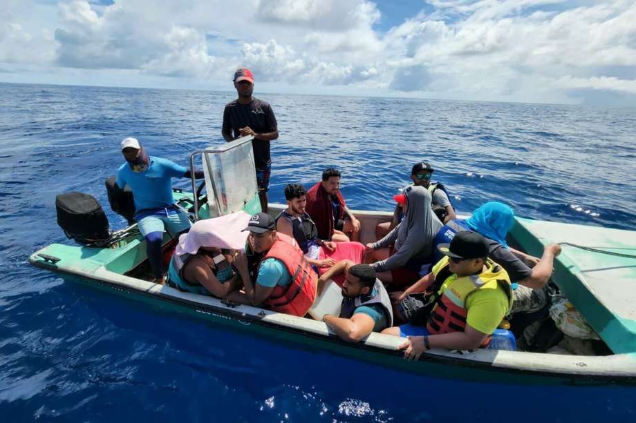 En el último operativo se rescataron 21 migrantes que eran transportados de manera ilegal por San Andrés.