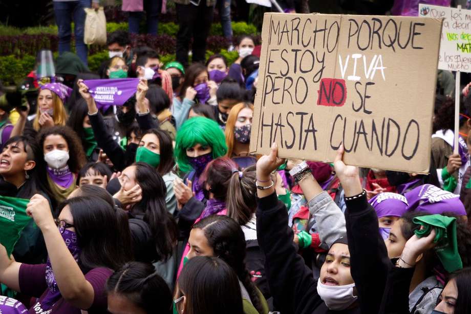 En el primer trimestre de 2022 se registraron 160 feminicidios, según el Observatorio de Feminicidios de Colombia. Imagen de referencia.