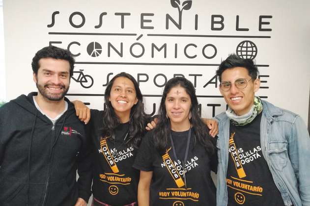 Borrando el impacto de las colillas en las calles de Bogotá