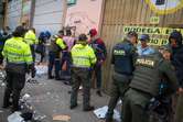 Operativo en el barrio San Bernardo: 13 capturados y miles de dosis incautadas