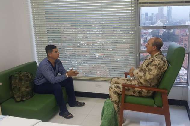 Hospital Militar dice que soldado liberado por el ELN se encuentra en buen estado de salud