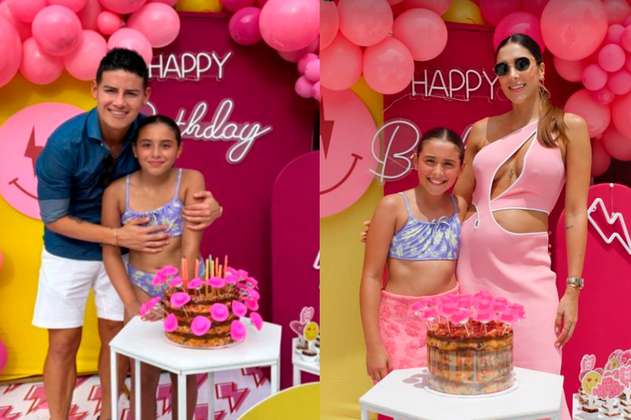 James y Daniela Ospina celebraron juntos el cumpleaños de su hija, ¿fue incómodo?