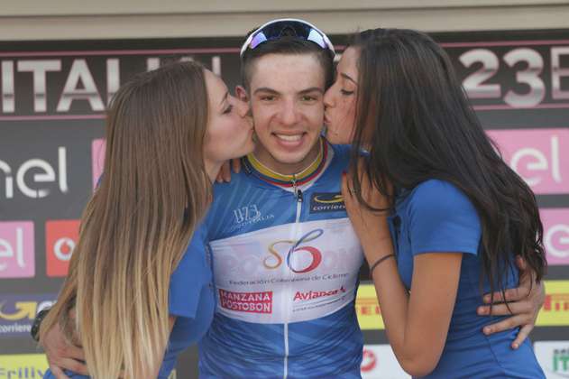 Álvaro Hodeg campeón virtual de metas volantes del Giro de Italia Sub-23