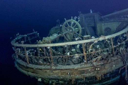 Restos del Endurance, el navío que naufragó en 1915