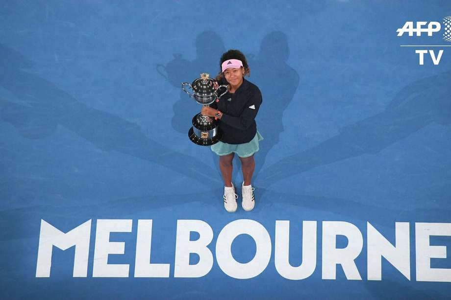 Naomi Osaka se coronó campeona del Abierto de Australia en 2019.