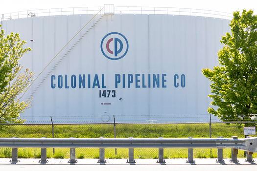 Una de las plantas de Colonial Pipeline en Woodbridge, New Jersey, Estados Unidos.