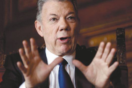 Juan Manuel Santos, presidente de Colombia entre 2010 y 2018./ Juan Carlos Hidalgo
