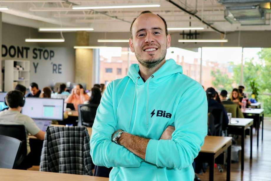 Él es Sebastian Ruales, CEO & Co-Founder de Bia.