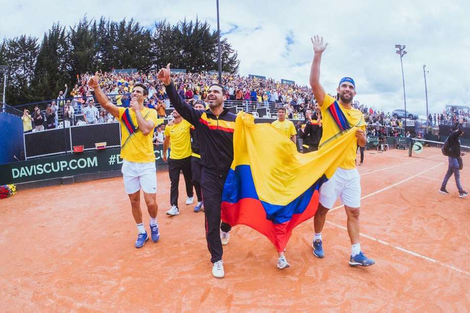 El equipo Colombia en el Carmel Club de Bogotá el pasado mes de septiembre.