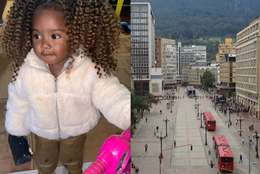 Desaparece niña, de dos años, en Plaza España. Familia pide ayuda a los bogotanos