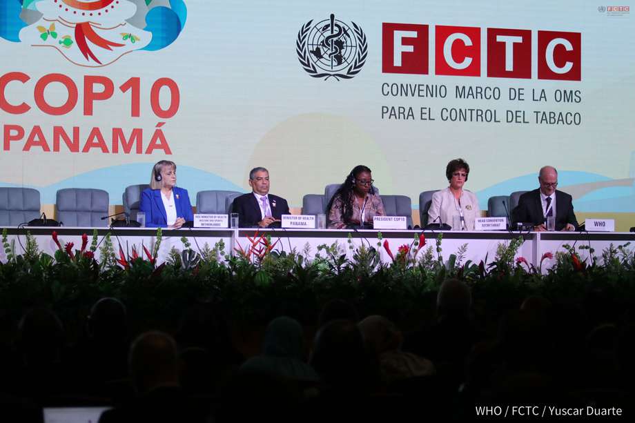 Plenaria de la COP10. WHO / FCTC / Yuscar Duarte