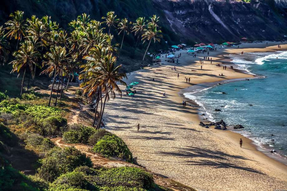 La 'Praia do Amor' se encuentra en Pipa, Brasil.