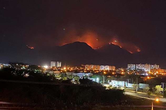Los incendios en la Sierra Nevada de Santa Marta siguen fuera de control 