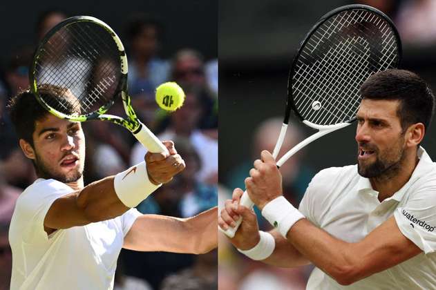 Alcaraz vs. Djokovic en la final de Wimbledon: a qué hora y donde verlo en vivo