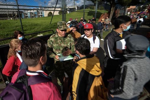 De acuerdo a la ONG Temblores, el año pasado fueron reclutados por el Ejército Nacional 70.477 jóvenes en Bogotá. 