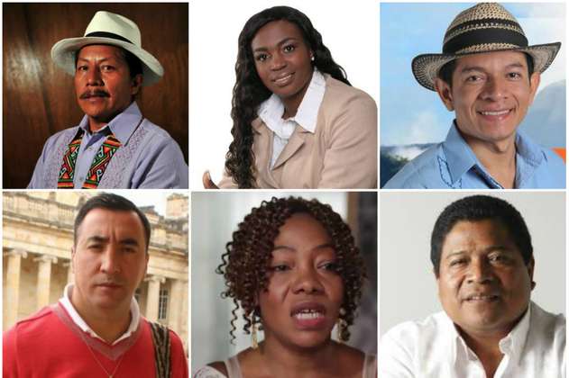 Candidatos para las curules indígenas y afrocolombianas
