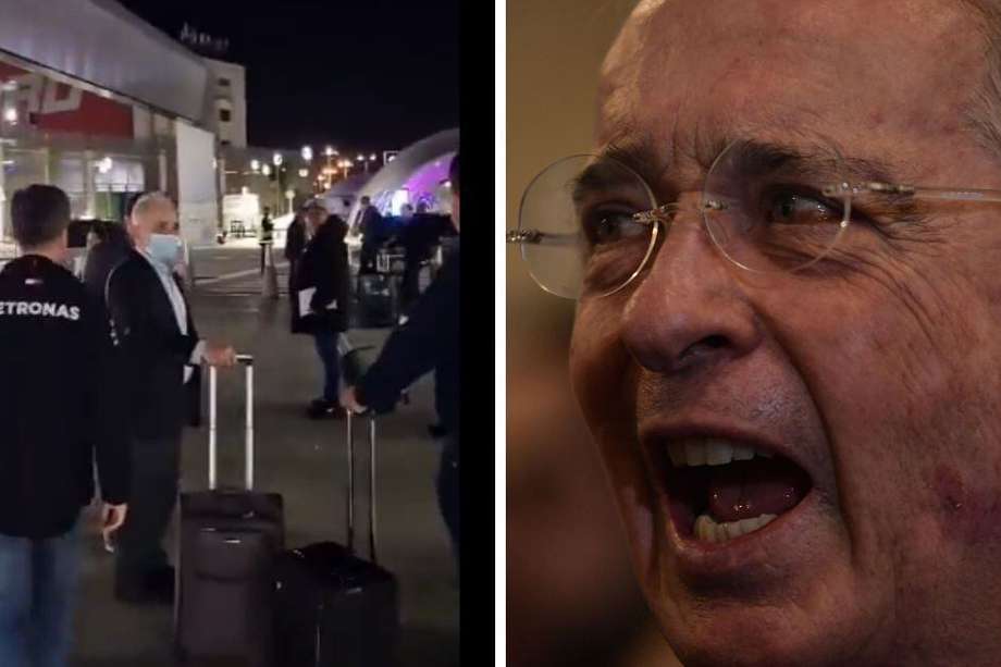 Una persona de nacionalidad argentina insultó al expresidente Uribe en un aeropuerto, al parecer de Buenos Aires.