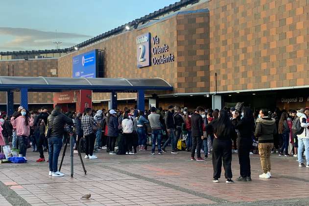 Colapsados: así están los terminales de Bogotá en pleno 31 de diciembre