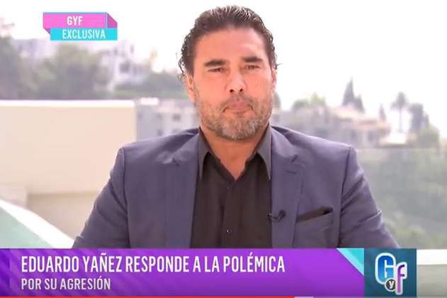 La catarsis de Eduardo Yáñez, el actor que golpeó a un periodista en plena entrevista