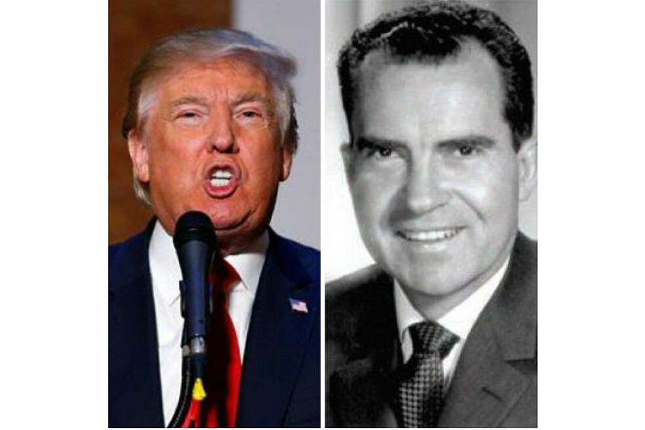 Donald Trump y Richard Nixon han sido dos de los presidentes más retratados en en las pantallas de cine y televisión.