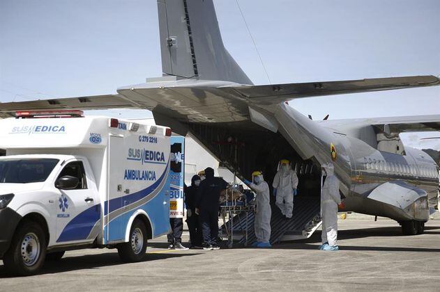 Medellín: UCI aéreas y una operación titánica por la crisis hospitalaria