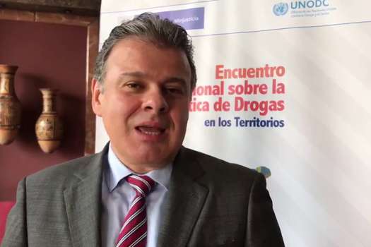Ricardo Enrique Carriazo, saliente director Antinarcóticos de la Fiscalía General.
