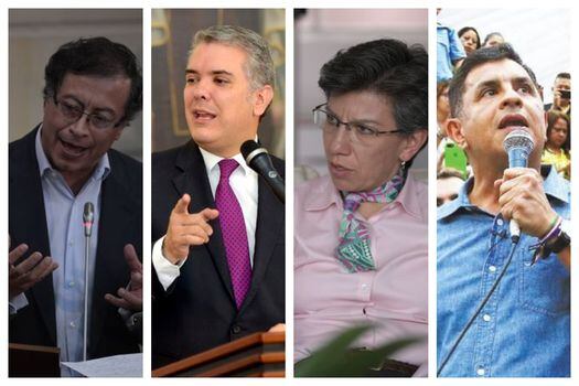 Los enfrentamientos han tenido como protagonistas, entre otros, al senador Gustavo Petro; al propio presidente Iván Duque; a la alcaldesa Claudia López, y al alcalde de Cali, Jorge Iván Ospina. 