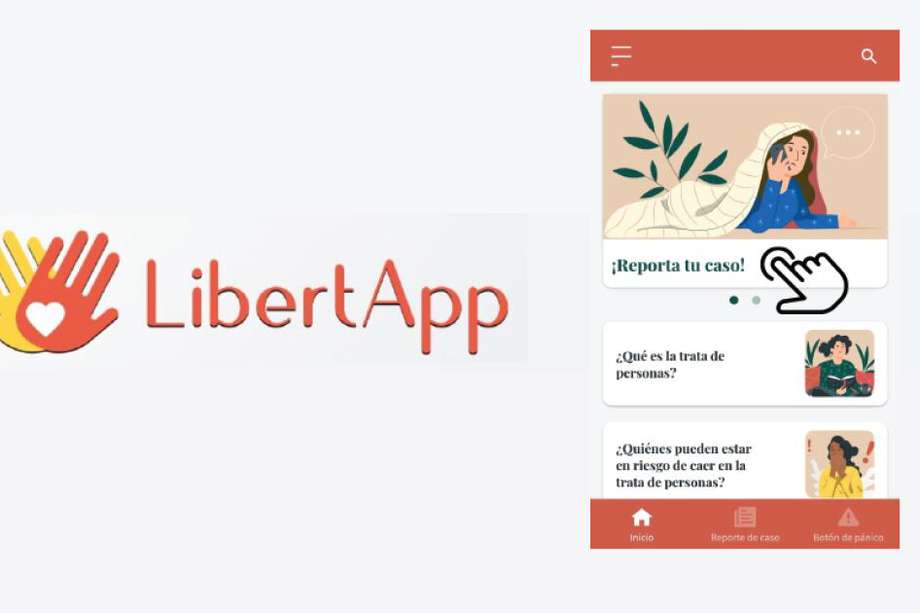 LibertApp permite a las víctimas de trata de personas solicitar asistencia inmediata a las autoridades.