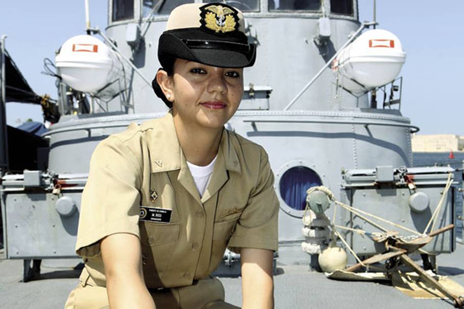 Mery Ann Rico quiere ser almirante