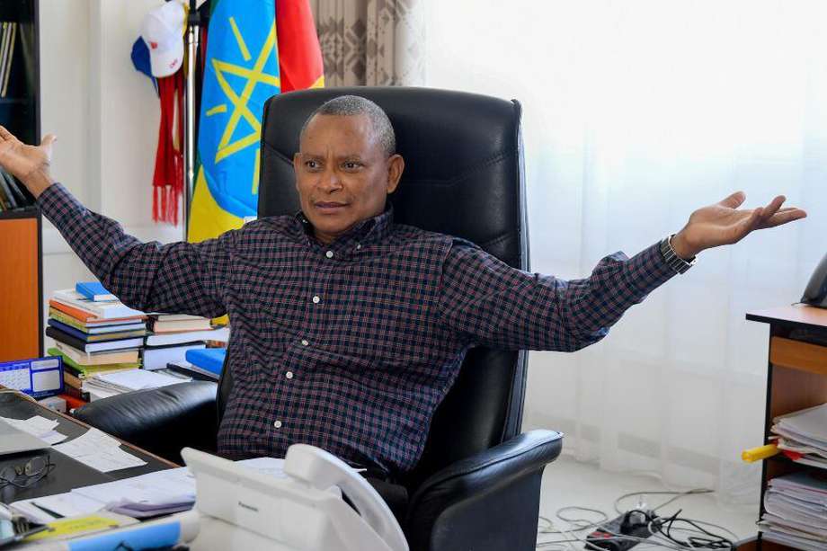 Debretsion Gebremichael,  líder del Frente para la Liberación del Tigré, y actual presidente de la región hoy en conflicto con el gobierno central de Etiopía.