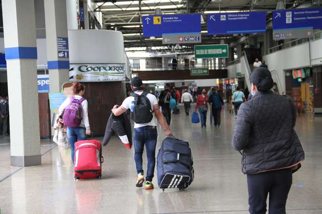 ¿Cómo están las terminales de Bogotá? Ya no hay pasajes para estos destinos