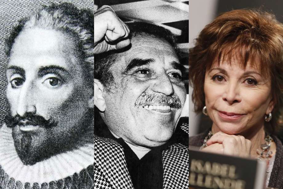 Miguel de Cervantes, Gabriel García Márquez e Isabel Allende son algunos de los autores más importantes del español.