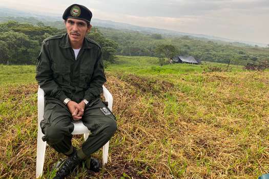 Andrey Avendaño, jefe del Frente 33 y uno de los mandos del Estado Mayor Central de las FARC EP.