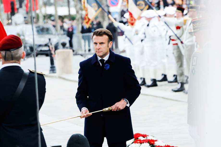 El presidente de Francia, Emmanuel Macron.
