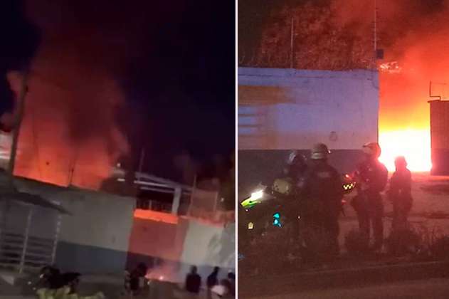 Incendian parqueadero de de carros de Air-e por cortes de energía en Magdalena