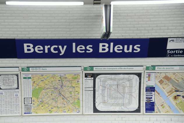 Metro de París celebra la victoria de Francia en el Mundial