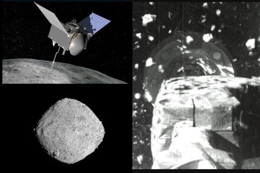 Después de un viaje de cuatro años, la nave espacial robótica Osiris-Rex de la NASA descendió este 20 de octubre durante algunos segundos a la superficie rocosa del asteroide Bennu para recolectar muestras.