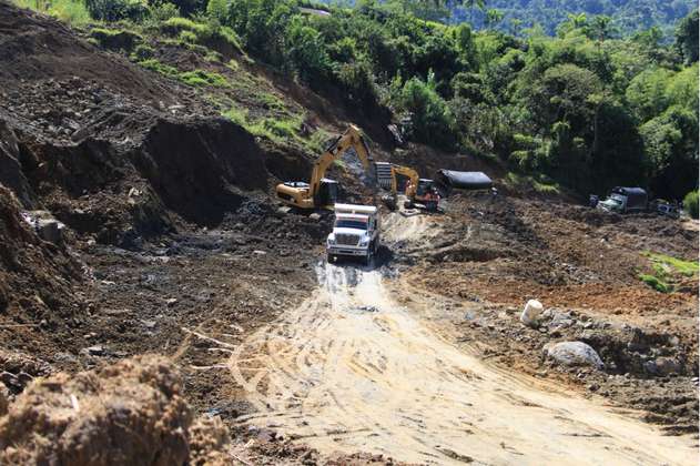 Habrá paso provisional por la vía La Bonita, en el suroeste de Antioquia