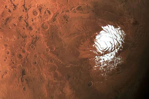 Descubren tres lagos “enterrados” bajo la superficie de Marte