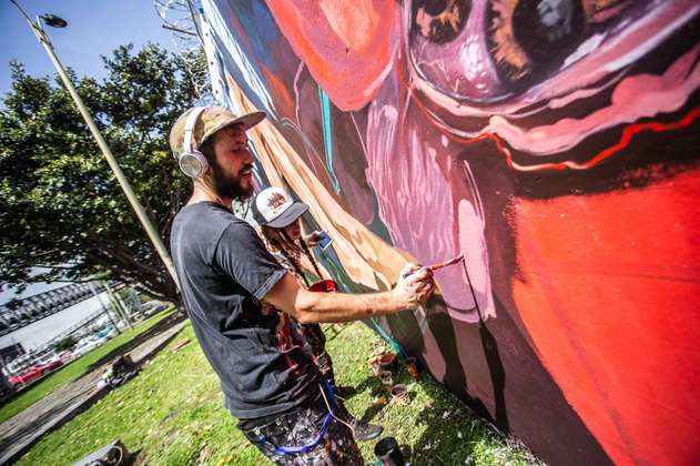 Paredes de subestaciones de energía en Bogotá fueron lienzo para 25 grafiteros