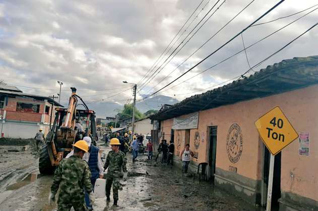 Se confirman cuatro muertos tras avalancha en Corinto, Cauca