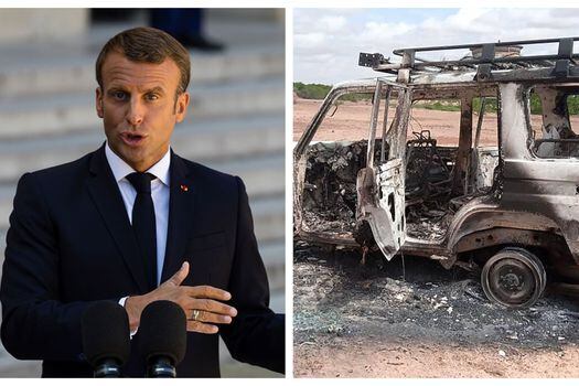 El presidente francés, Emmanuel Macron, habló con su homólogo de Níger sobre el asesinato de seis turistas franceses.