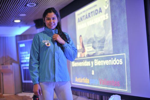 Paola Tello es la primera colombiana en embarcarse en una expedición científica de sólo mujeres a la Antártida, del programa Homeward Bound.  / Óscar Pérez - El Espectador. 