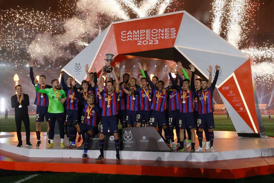Barcelona consiguió este domingo su decimocuarta Supercopa de España, tras vencer 3-1 a Real Madrid en la final disputada en Arabia Saudita.