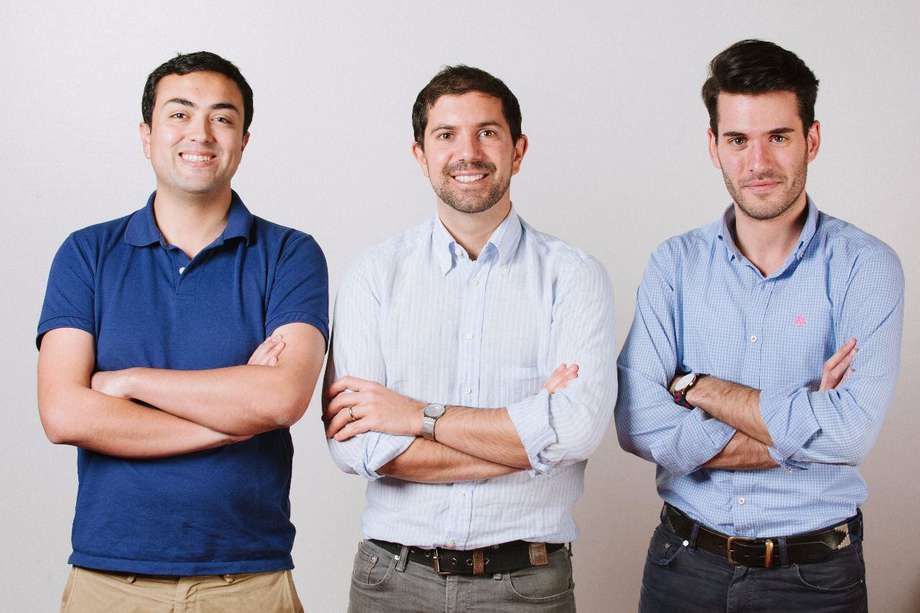 Óscar Peña, Matteo Cera  y Gonzalo Ucar, los emprendedores detrás de Hogaru.