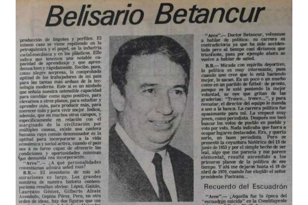 Belisario Betancur: un colombiano de buena voluntad 
