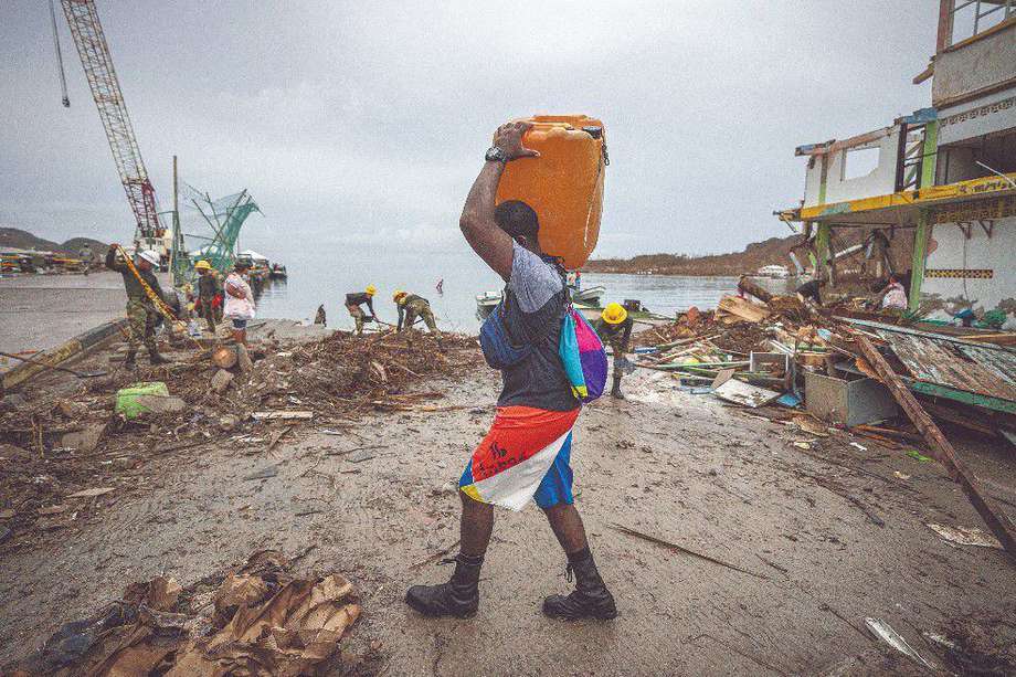 La reconstucción de las islas se ha dado de manera lenta y "poco transparante", según dicen los habitantes. 