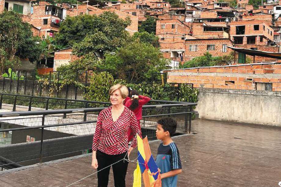 Evelyn Matthei, quien aspiró a la presidencia en 2013, estuvo en Medellín el pasado mes de agosto.  