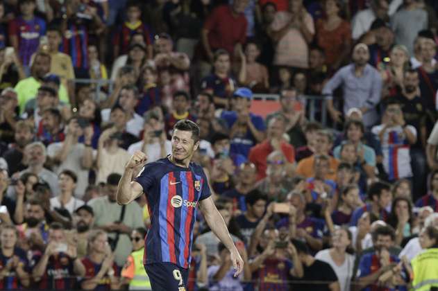 El Barcelona le ganó 4-0 al Real Valladolid con doblete de Lewandowski
