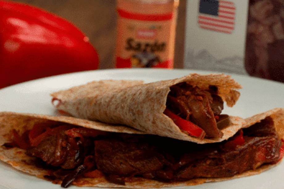 Si eres amante de la comida Tex-Mex, no puedes dejar de probar estas fajitas de carne de res.